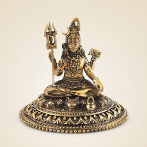 Brass Shiva