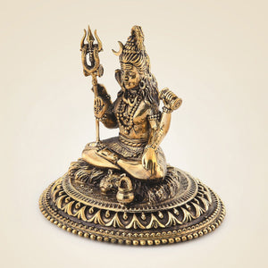 Brass Shiva