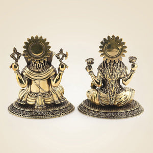 Brass Ganesh Laxmi