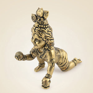 Brass Kanha Murti