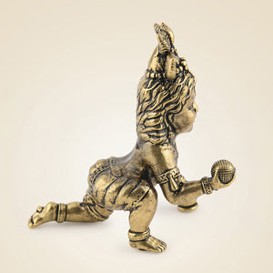 Brass Kanha Statue