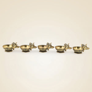 Brass Elephant Diya