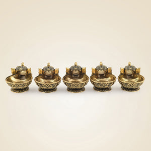 Brass Elephant Diya