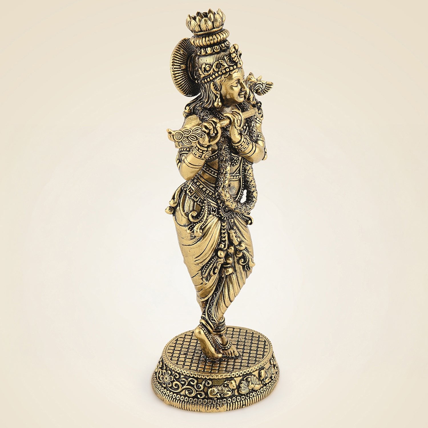 Brass Krishna Idol