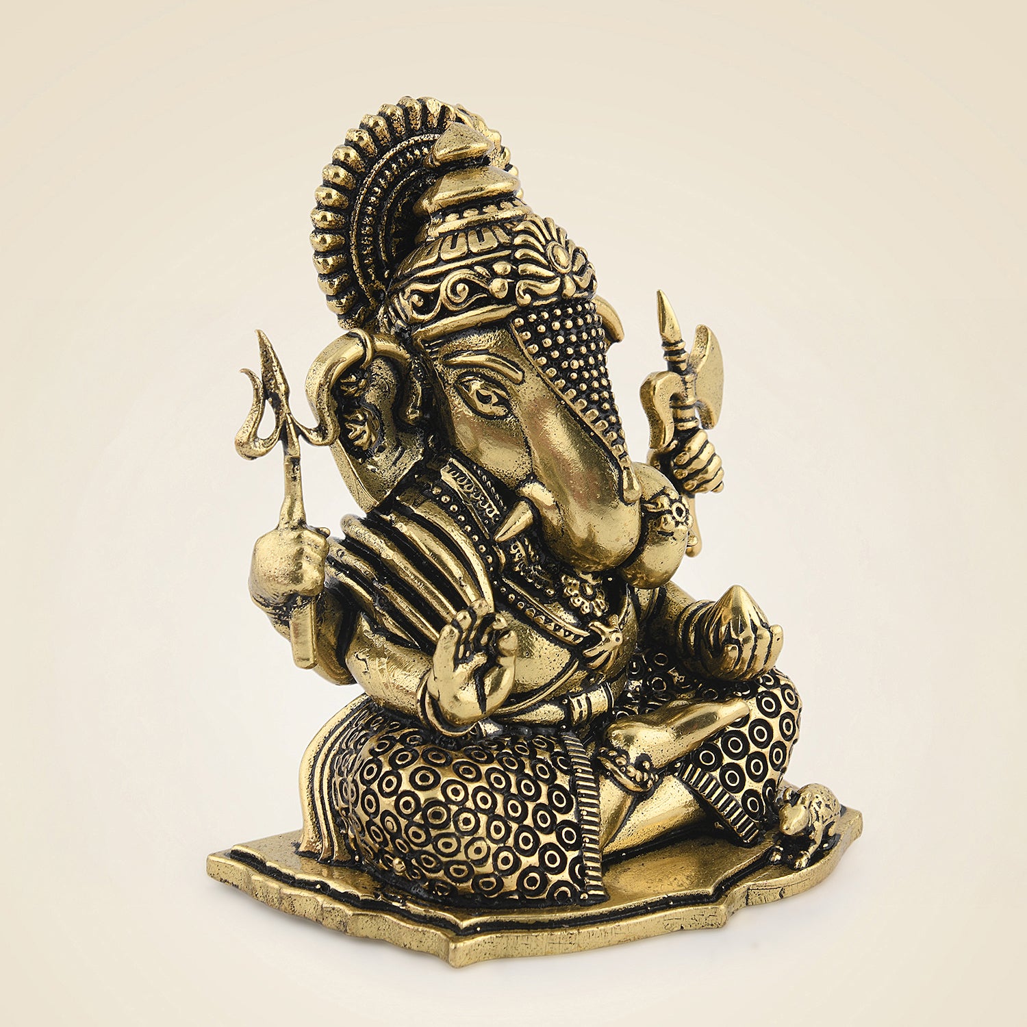 Brass Dagdu Ganesh
