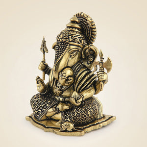 Brass Dagdu Ganesh