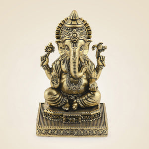 Brass Ganesha Idol