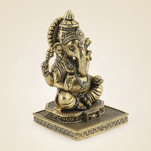 Brass Ganesha Idol