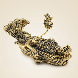 Brass Vishnu