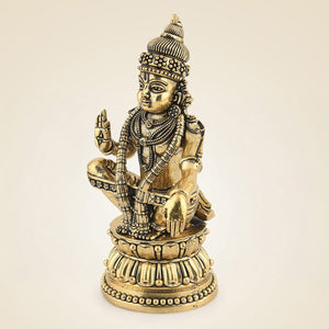 Brass Ayyappa Statue