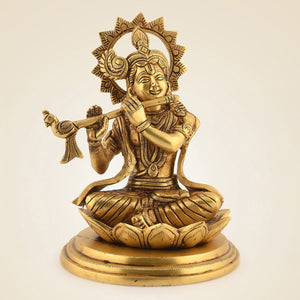 Brass Krishna