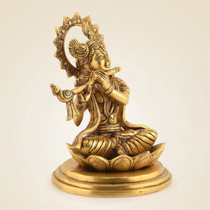Brass Krishna