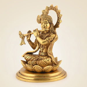 Brass Krishna