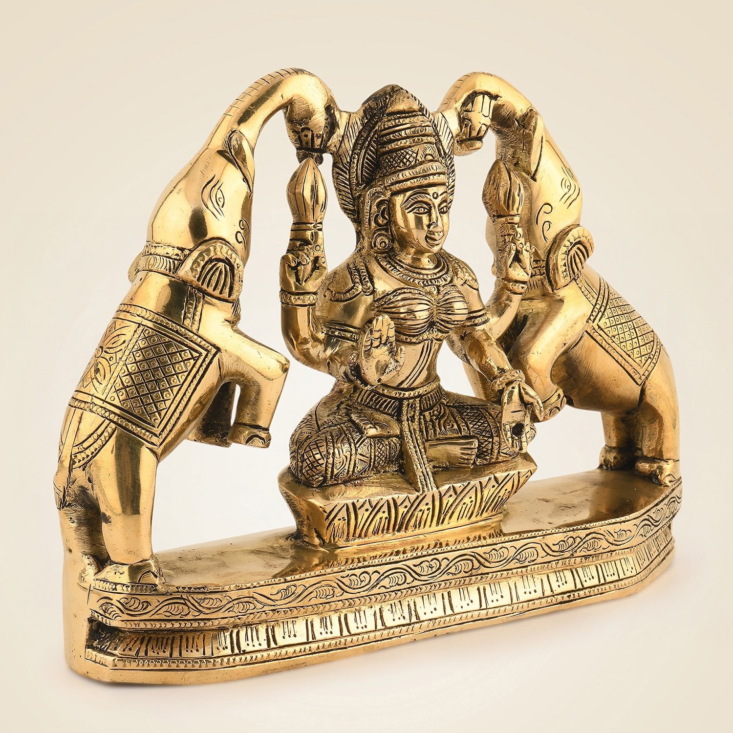 Brass Gajalaxmi