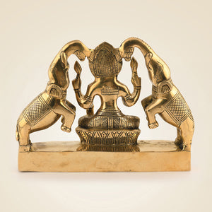 Brass Gajalaxmi