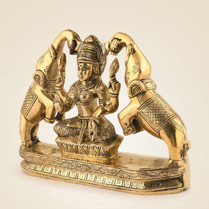 Brass Gajalaxmi