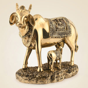 Brass Kamdhenu Cow