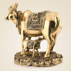 Brass Kamdhenu Cow