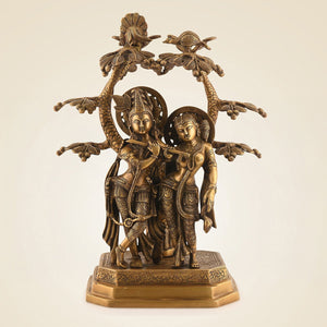 Brass Radha Krishna