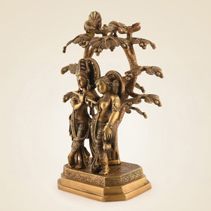 Brass Radha Krishna