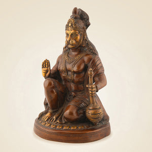 Brass Hanuman Idol