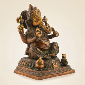 Brass Ganesha Idol