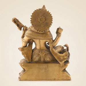 Brass Saraswati Maa