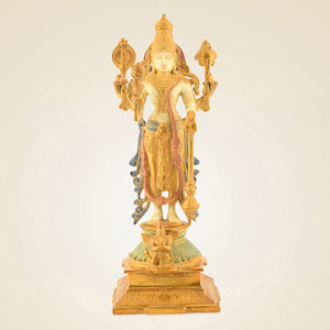 Brass Vishnu Idol
