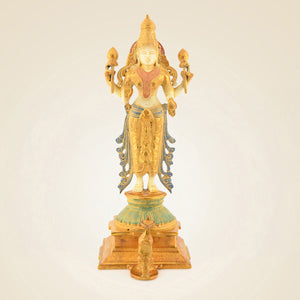 Brass Laxmi Idol