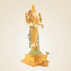 Brass Laxmi Idol