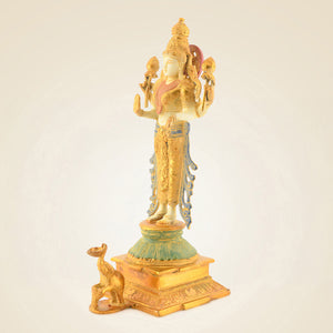 Brass Laxmi Idol