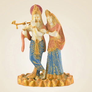 Brass Radha Krishna Idol