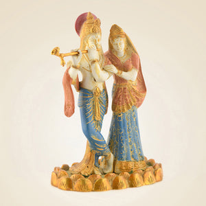 Brass Radha Krishna Idol