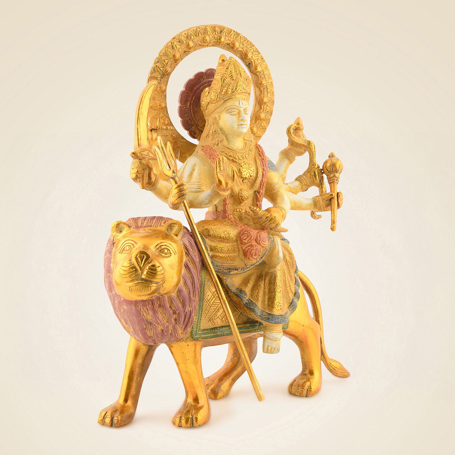 Brass Durga Mata Idol