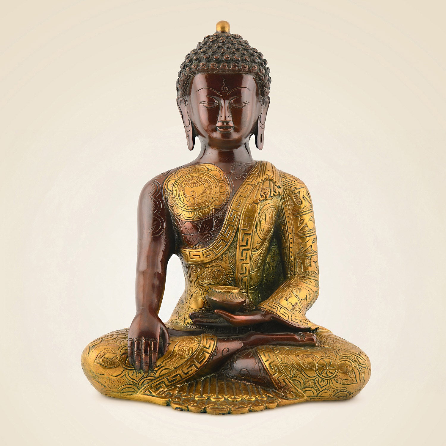Brass Buddha Idol