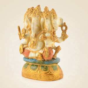 Brass Panchmukhi Ganesha