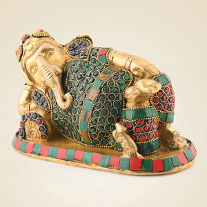 Brass Ganesha Idol