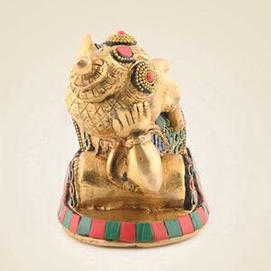 Brass Ganesha Murti