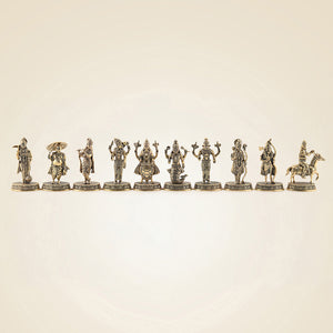Brass Dasavatharam Idol Set