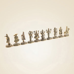10 Avatars of Vishnu Idols