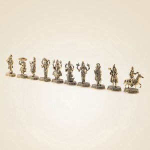10 Avatars of Vishnu Idols