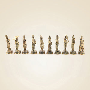 10 Avatars of Vishnu Idols