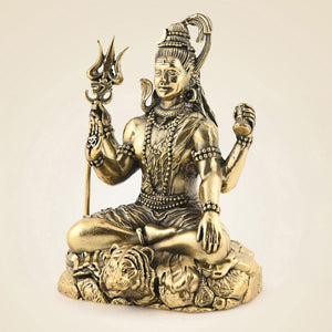 Brass Shiva