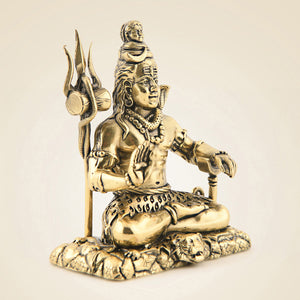 Brass Shiva