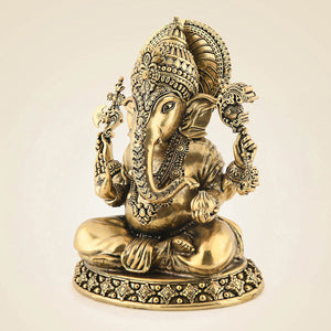 Brass Ganesha Statue