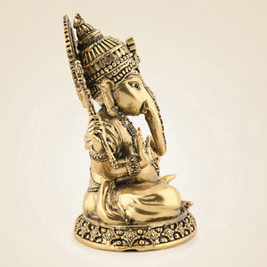 Brass Ganesha Statue