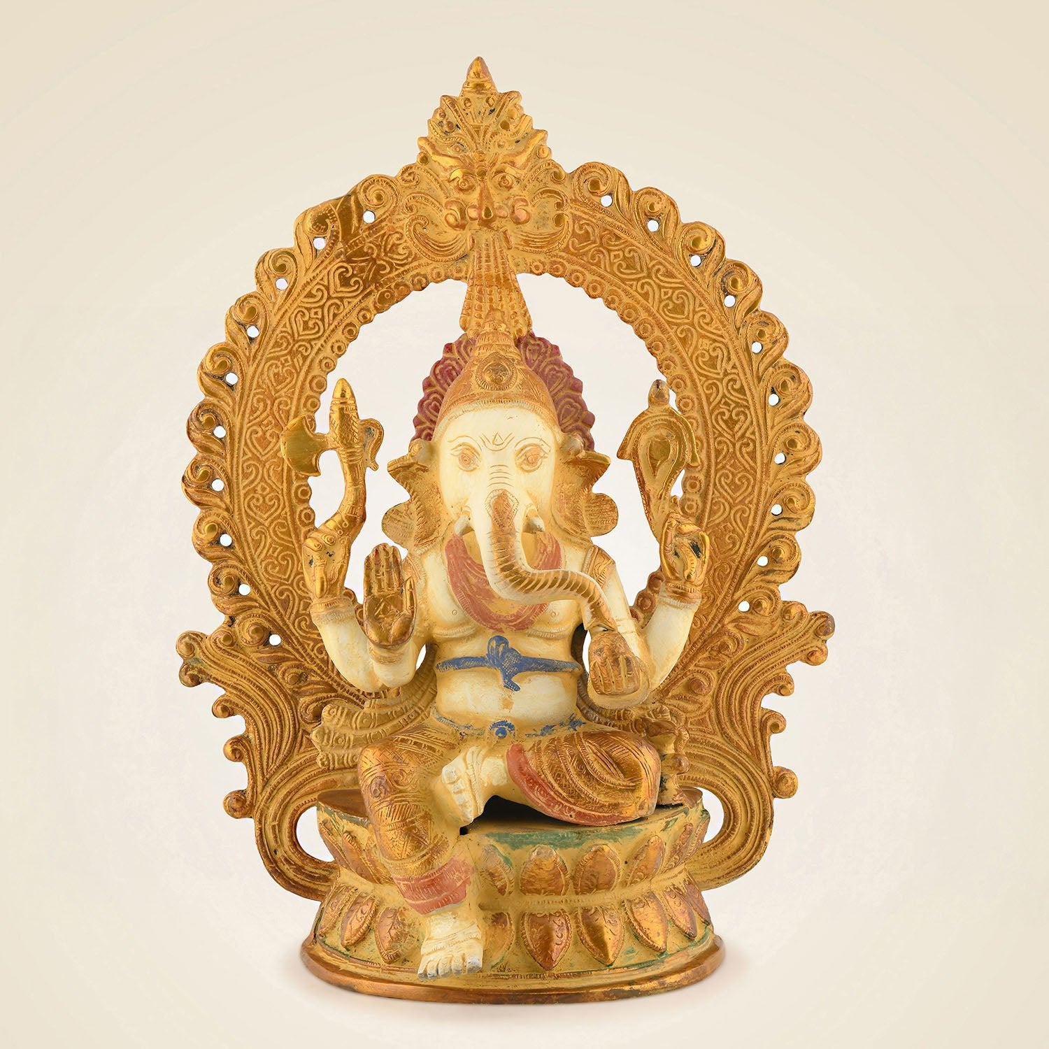 Brass Colored Ganesha