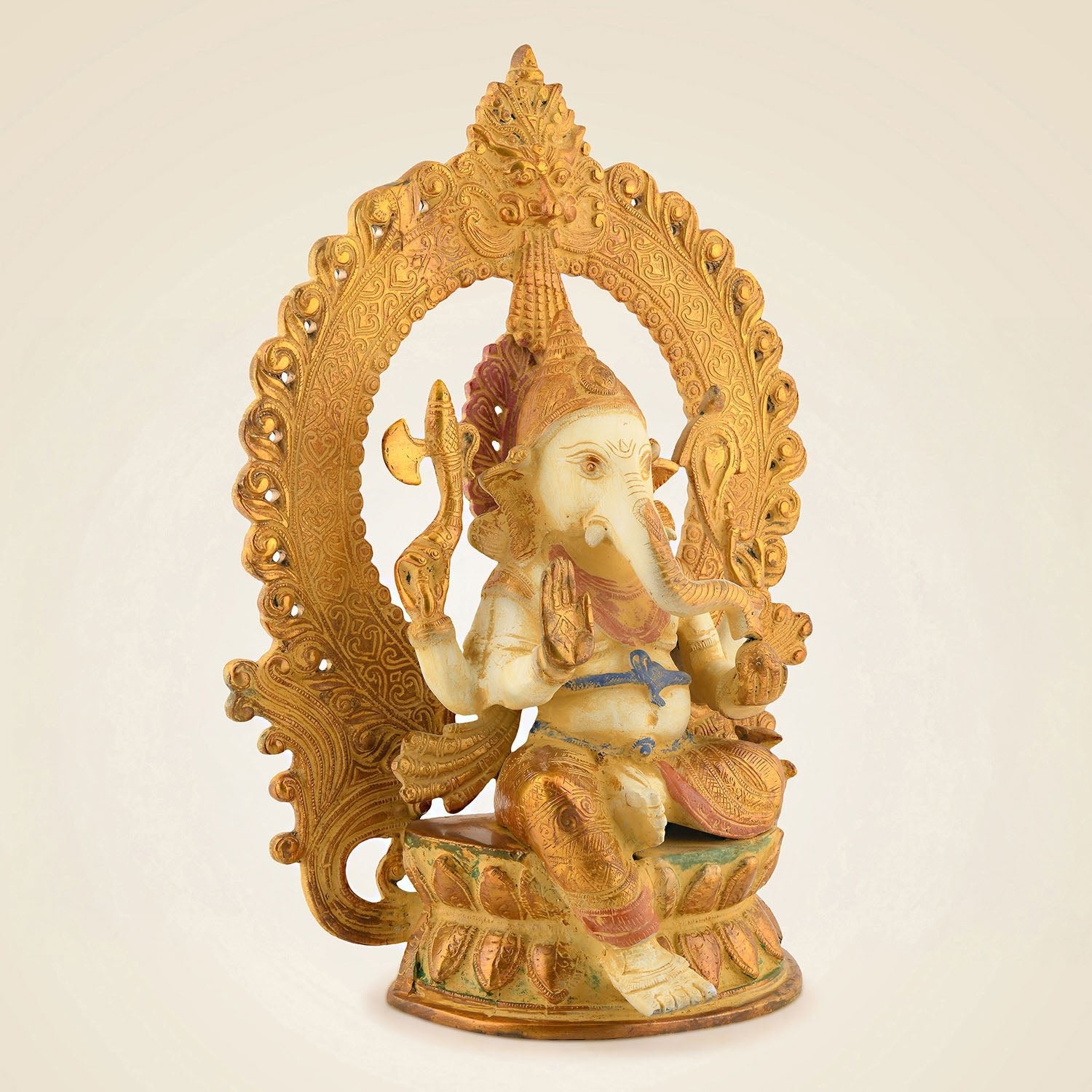 Brass Colored Ganesha