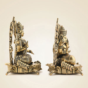 Brass Ganesh Laxmi