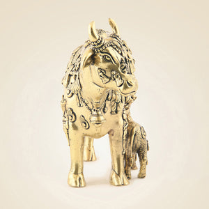 Brass Kamdhenu Idol